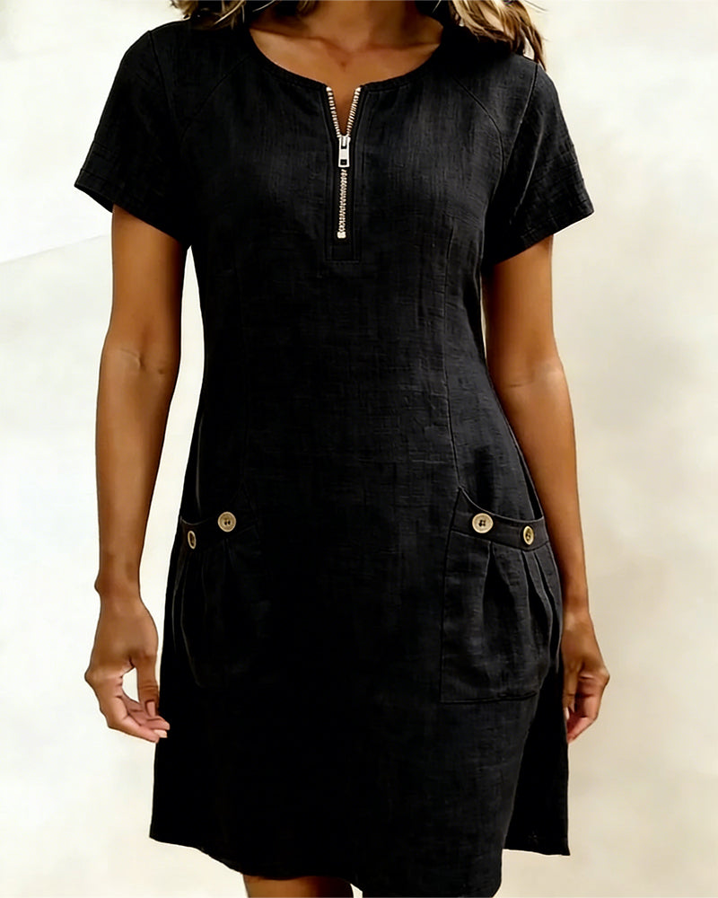 Lina Dress — Natural Elegance for Everyday