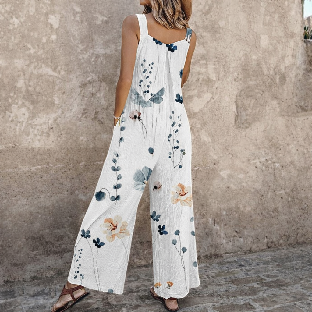 Audrey - Comfortable Printed Overalls