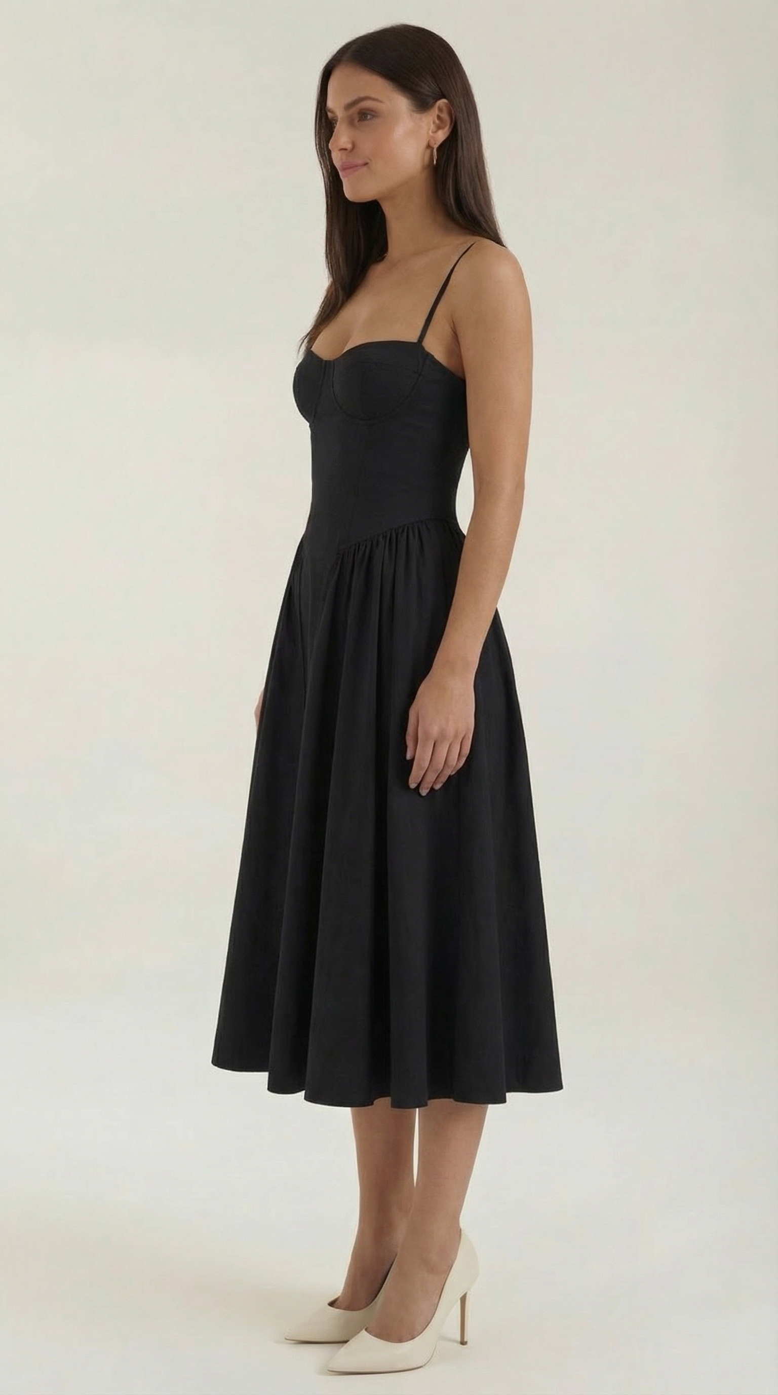 Ophelia – Romantic Cottage-Core Midi Dress