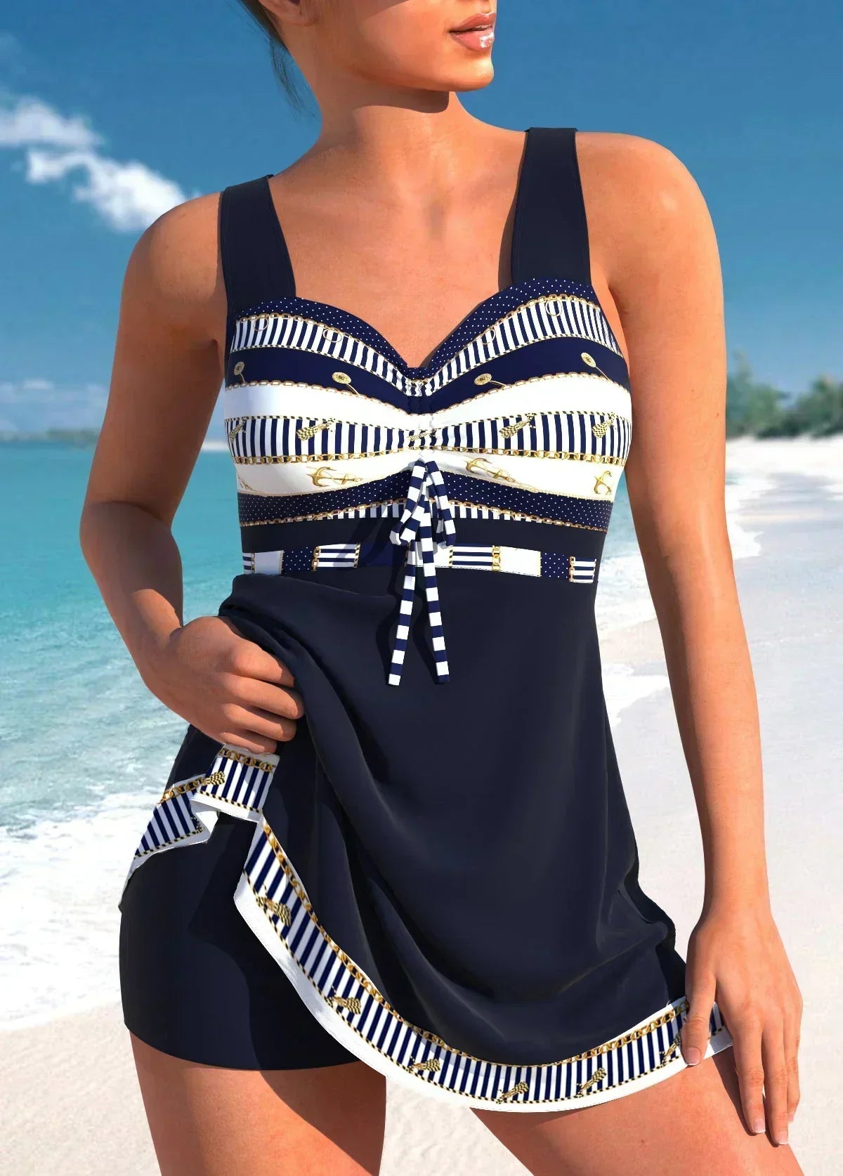 Marbella | Swimsuit with Skirt