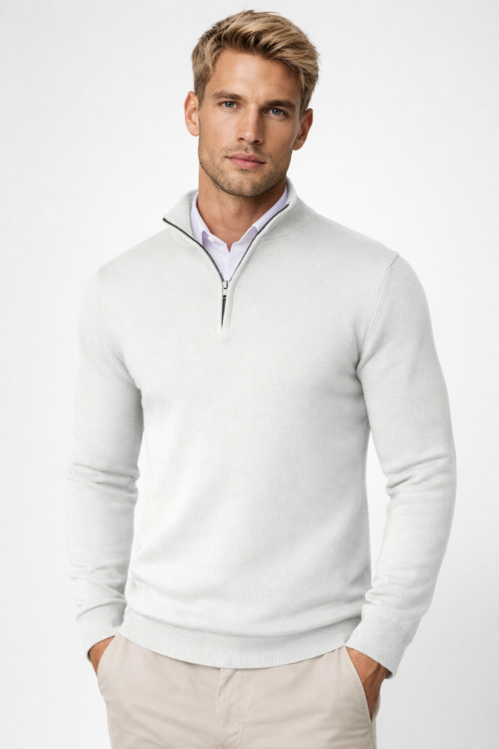 Edward | Mens Half Zip Knit Jumper