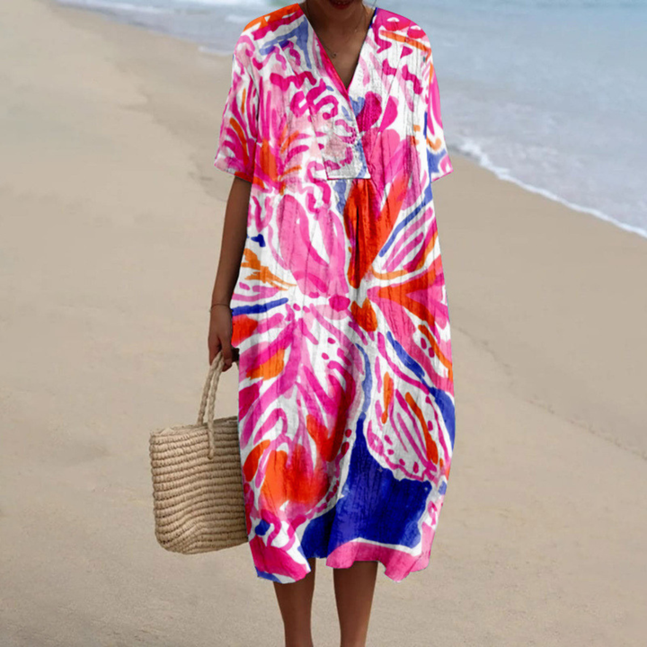 Amara | Vibrant Tie-Dye Summer Dress