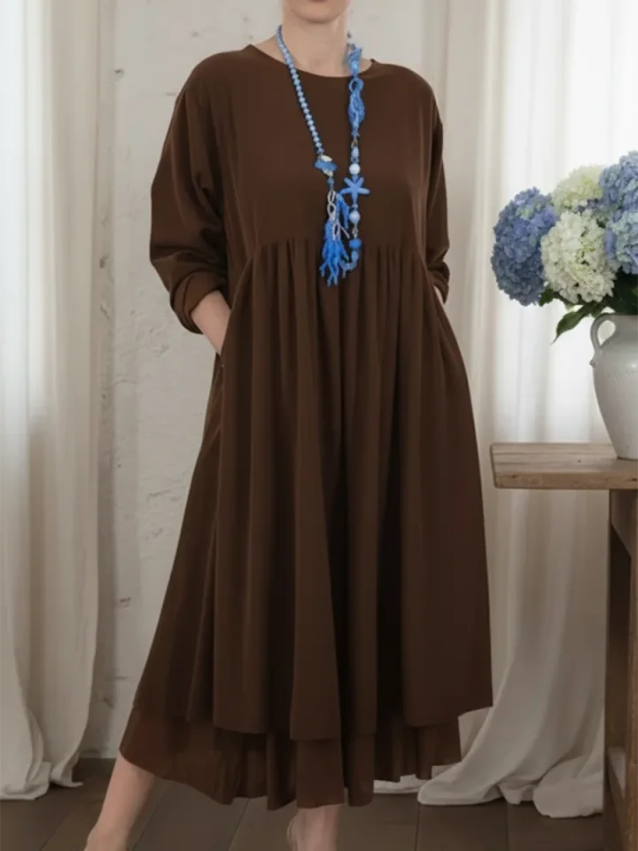 Margaret – Relaxed Cotton Midi Dress