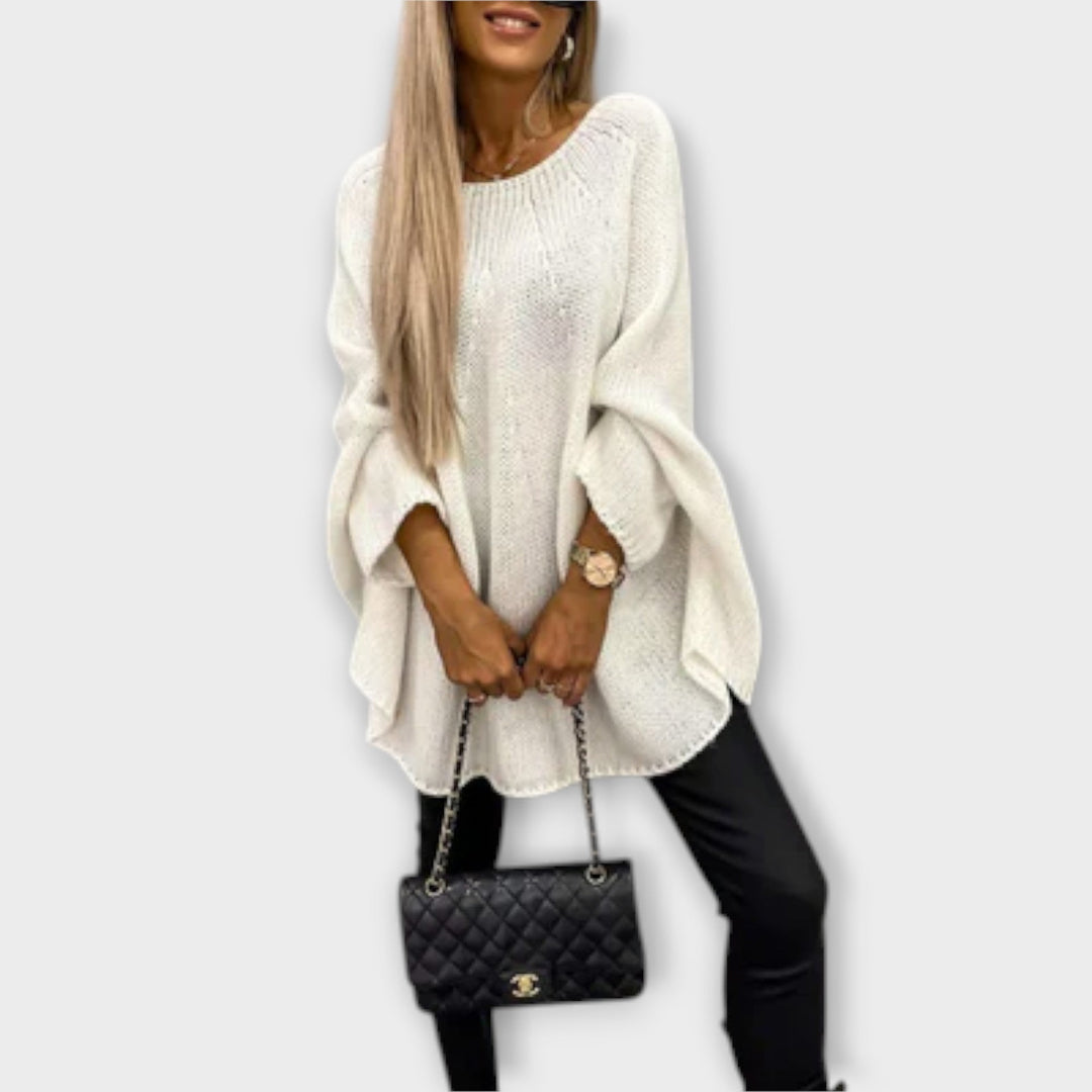 Isabelle - Stylish Women's Jumper with a Round Neckline
