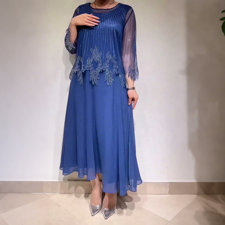 Emmeline – Graceful Midi Dress with Detail