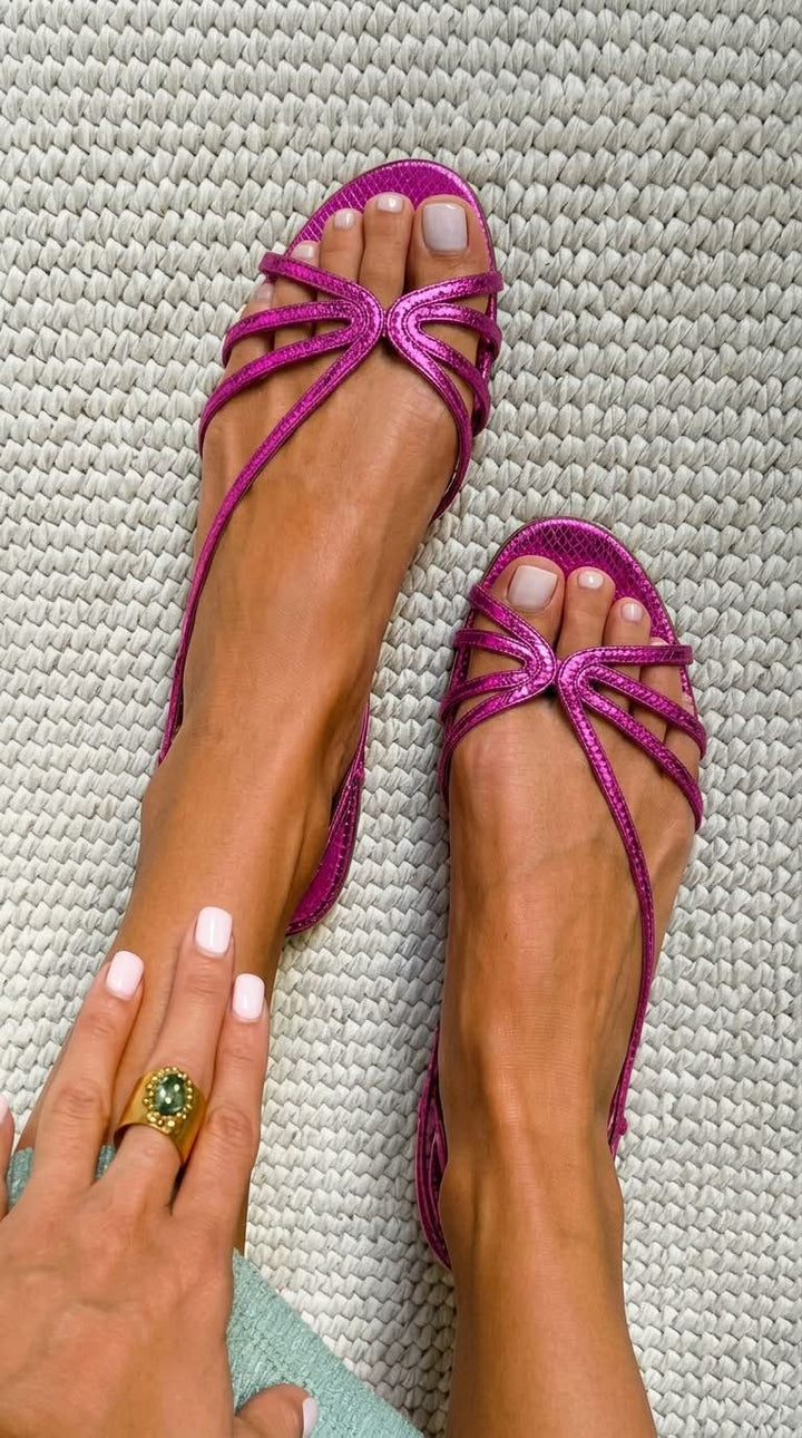 Ginevra | Gold Sandals Summer Elegance