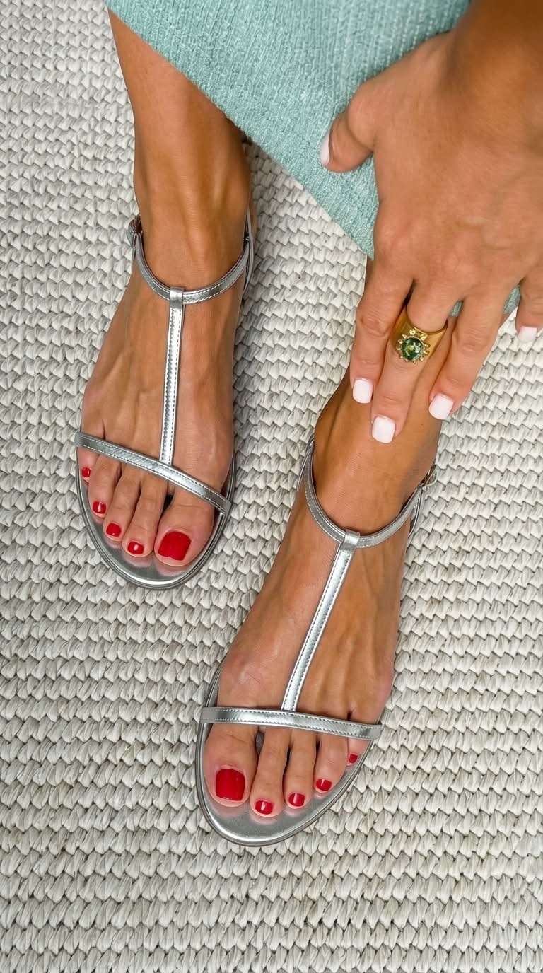 Rosalba | Gold Sandals Spring