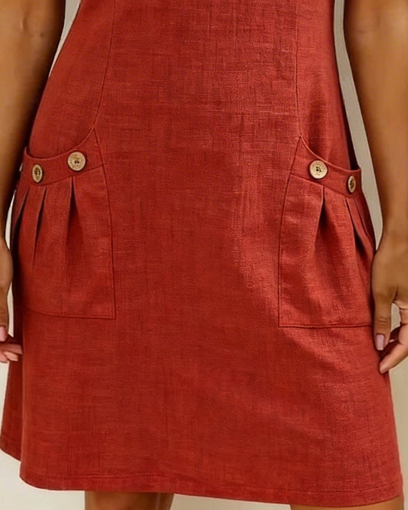 Lina Dress — Natural Elegance for Everyday