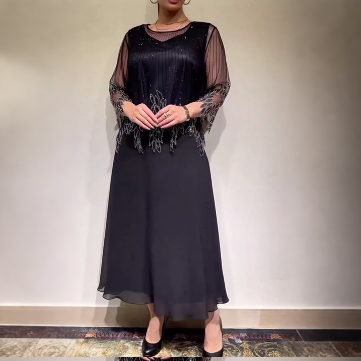 Emmeline – Graceful Midi Dress with Detail