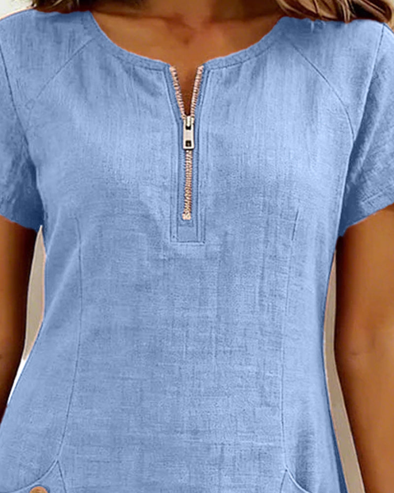 Lina Dress — Natural Elegance for Everyday