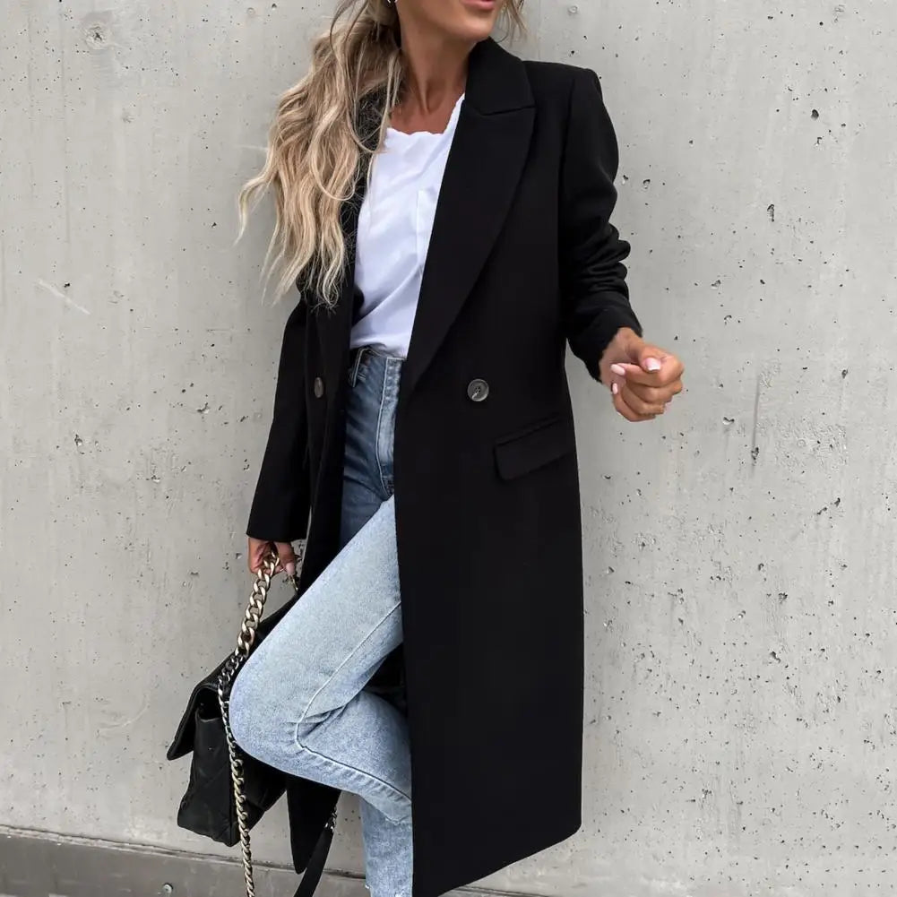 Trix | Womens Wool Blend Long Winter Coat
