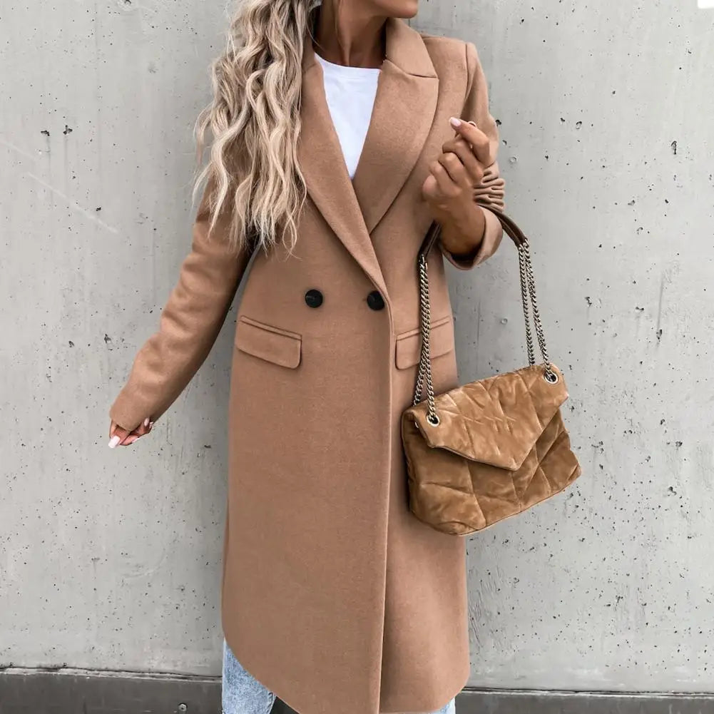 Trix | Womens Wool Blend Long Winter Coat