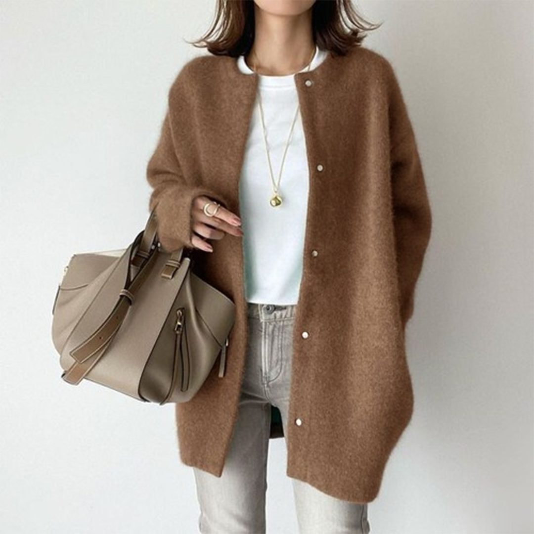 Charlotte | Elegant Cable Knit Cardigan