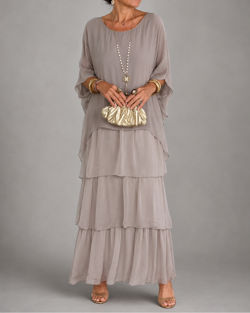 Lara | Elegant Flowing Maxi Dress