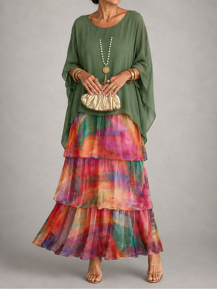 Lara | Elegant Flowing Maxi Dress