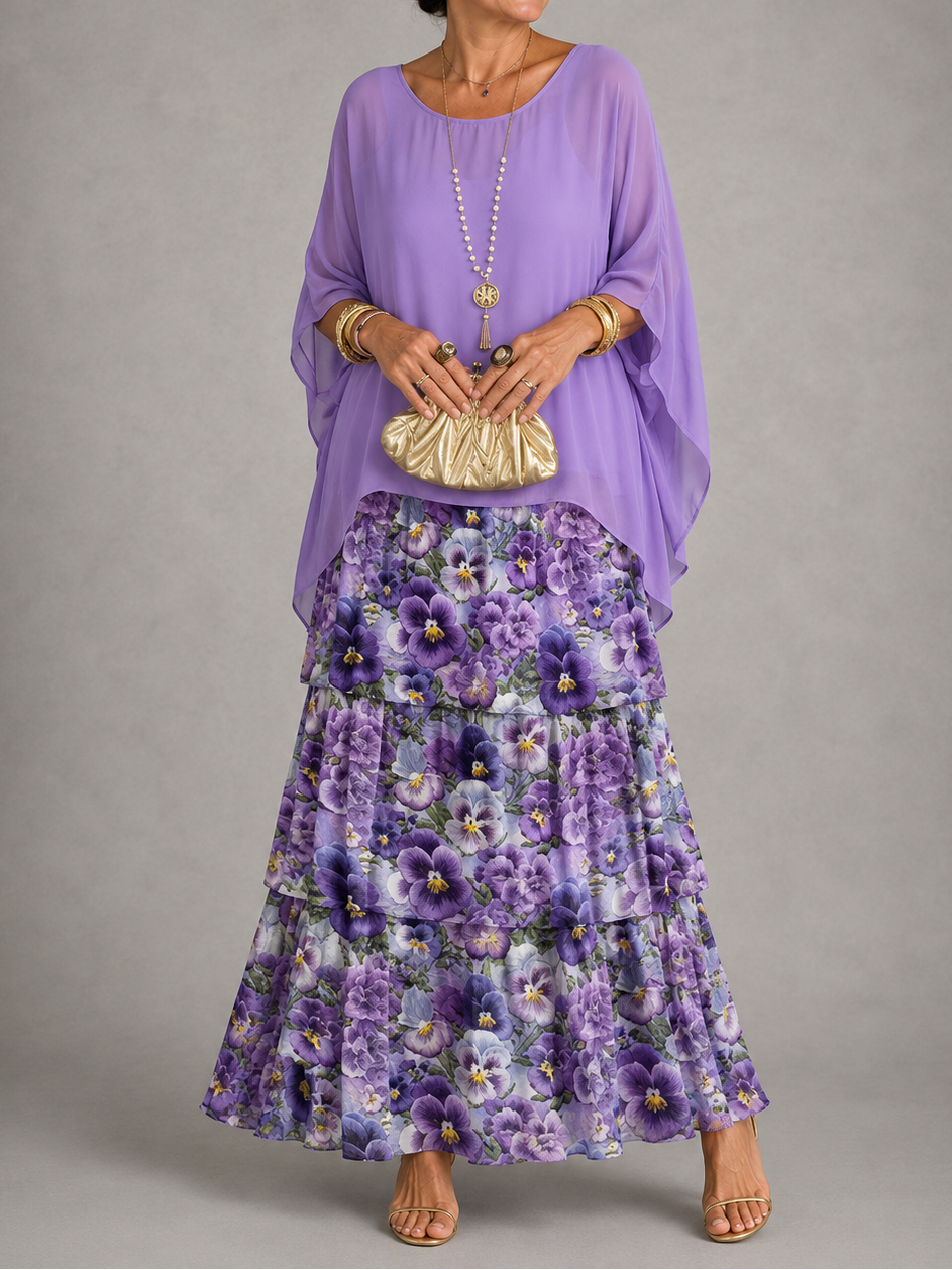 Lara | Elegant Flowing Maxi Dress