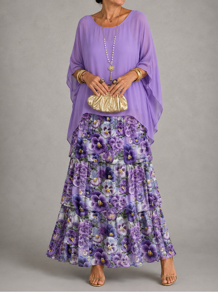 Lara | Elegant Flowing Maxi Dress