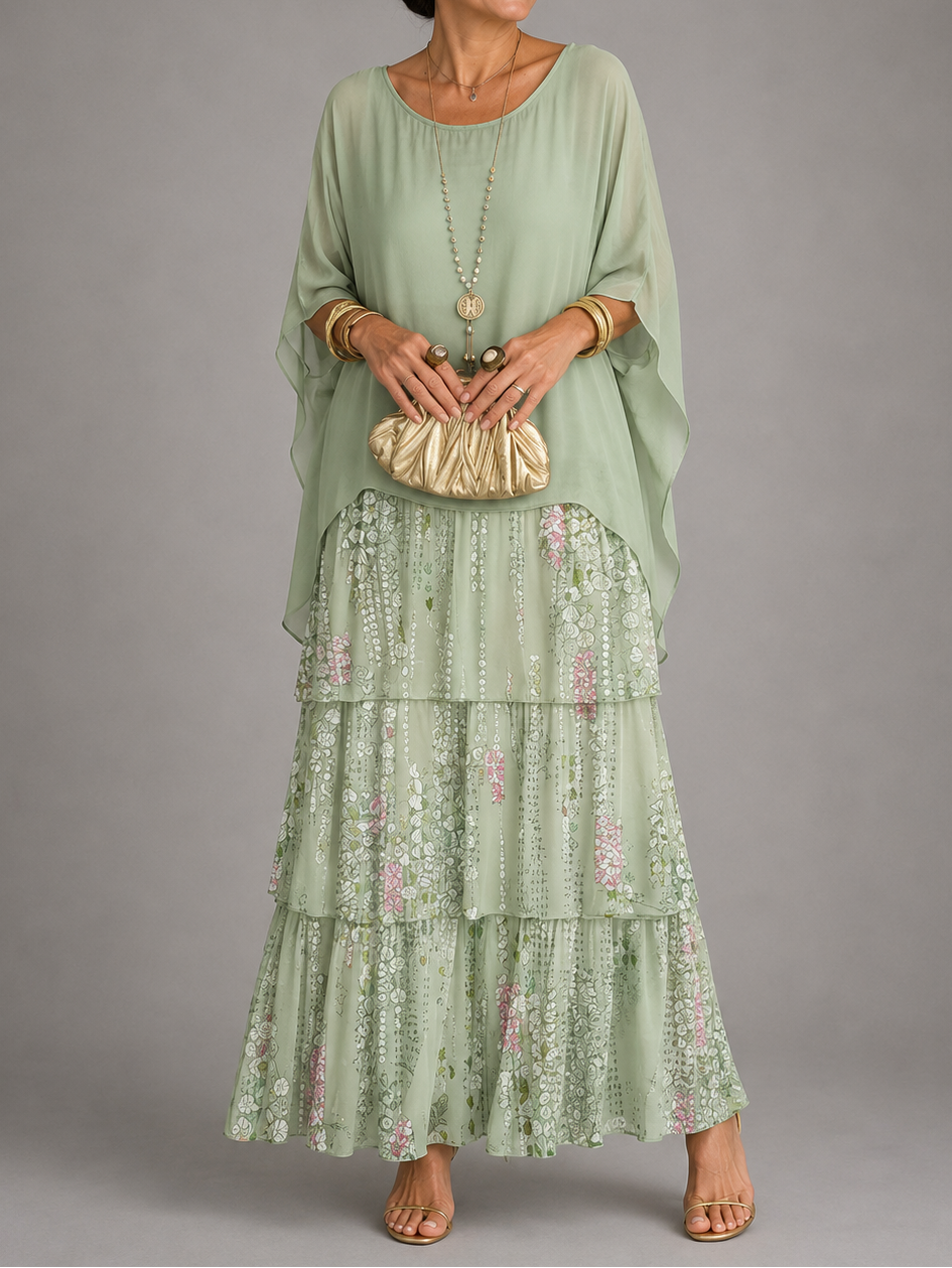 Lara | Elegant Flowing Maxi Dress
