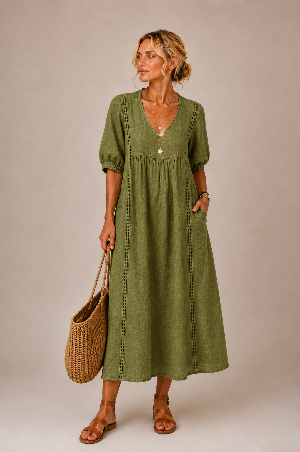 Barbara | Summer Midi Dress