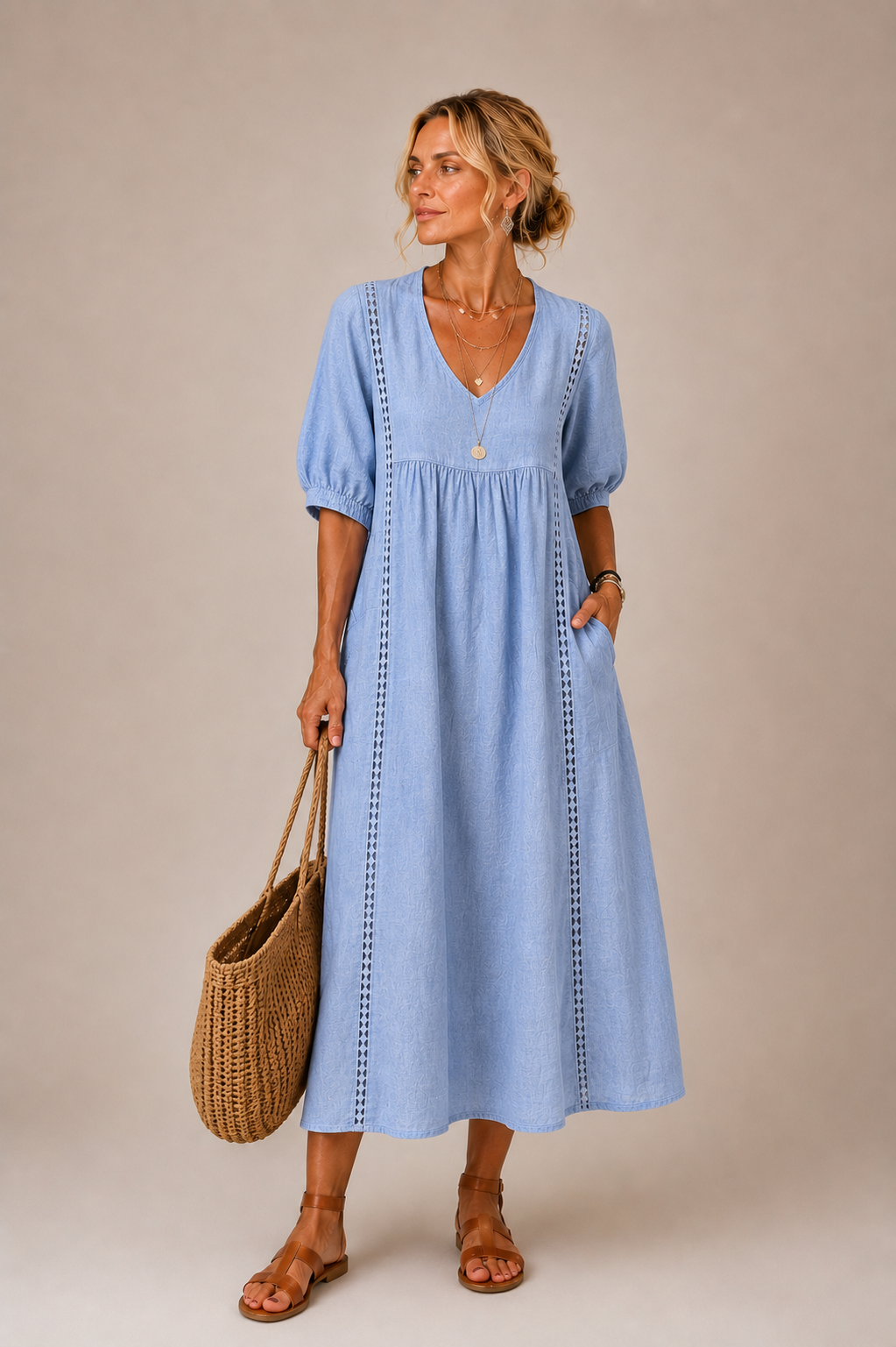Barbara | Summer Midi Dress