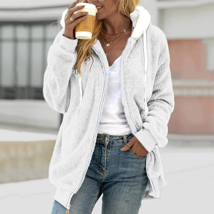 Hester | Oversized Sherpa Fleece Jacket Hooded