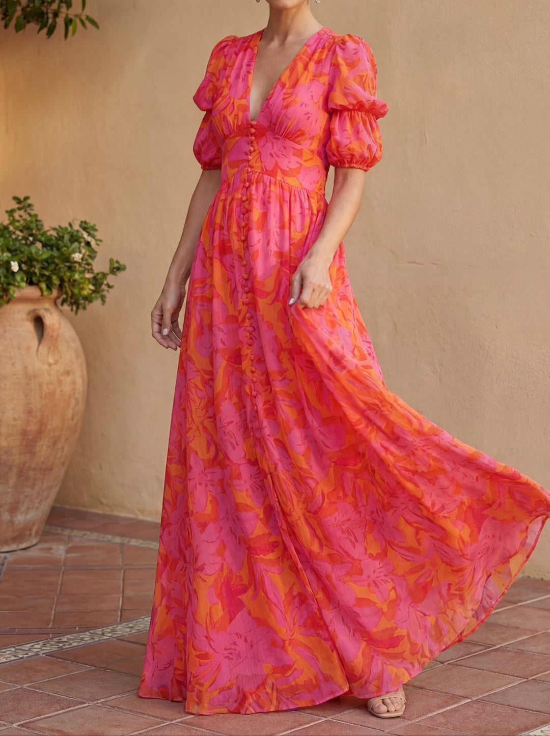 Olvera Silk Dress - Unmatched Elegance