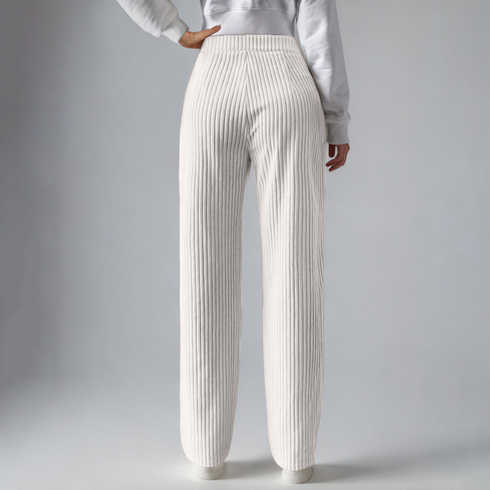 Everly - Rib-Knit Sweatpants