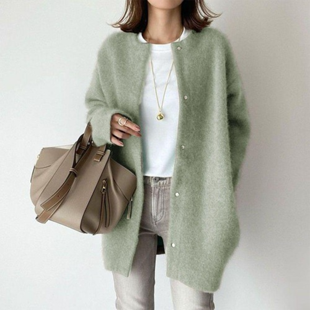 Charlotte | Elegant Cable Knit Cardigan