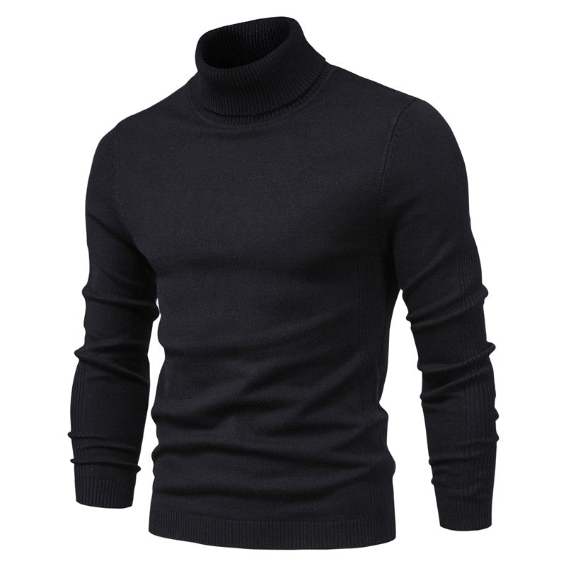 Alistair | Mens Fitted Roll Neck Knit Jumper