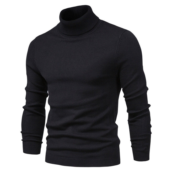 Alistair | Mens Fitted Roll Neck Knit Jumper