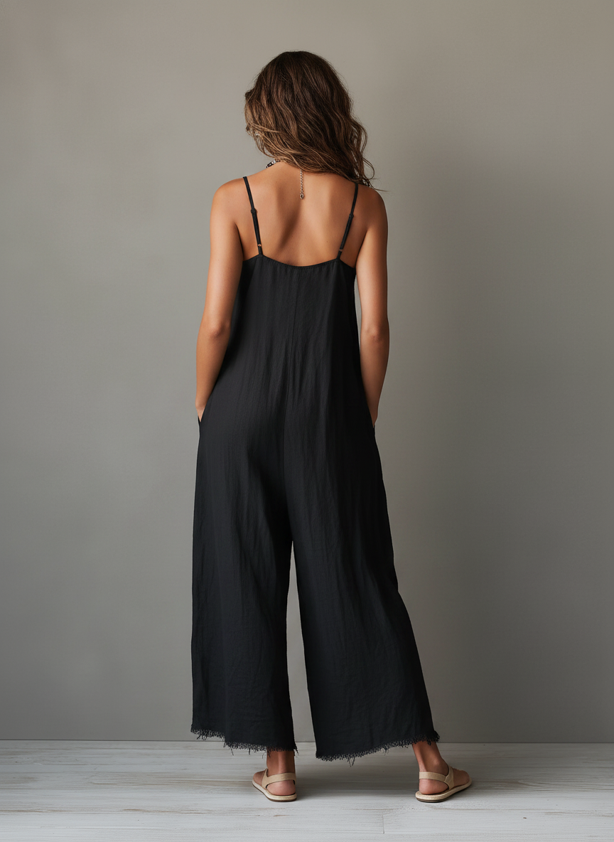 Dorothy- Minimalist Linen Jumpsuit for Women