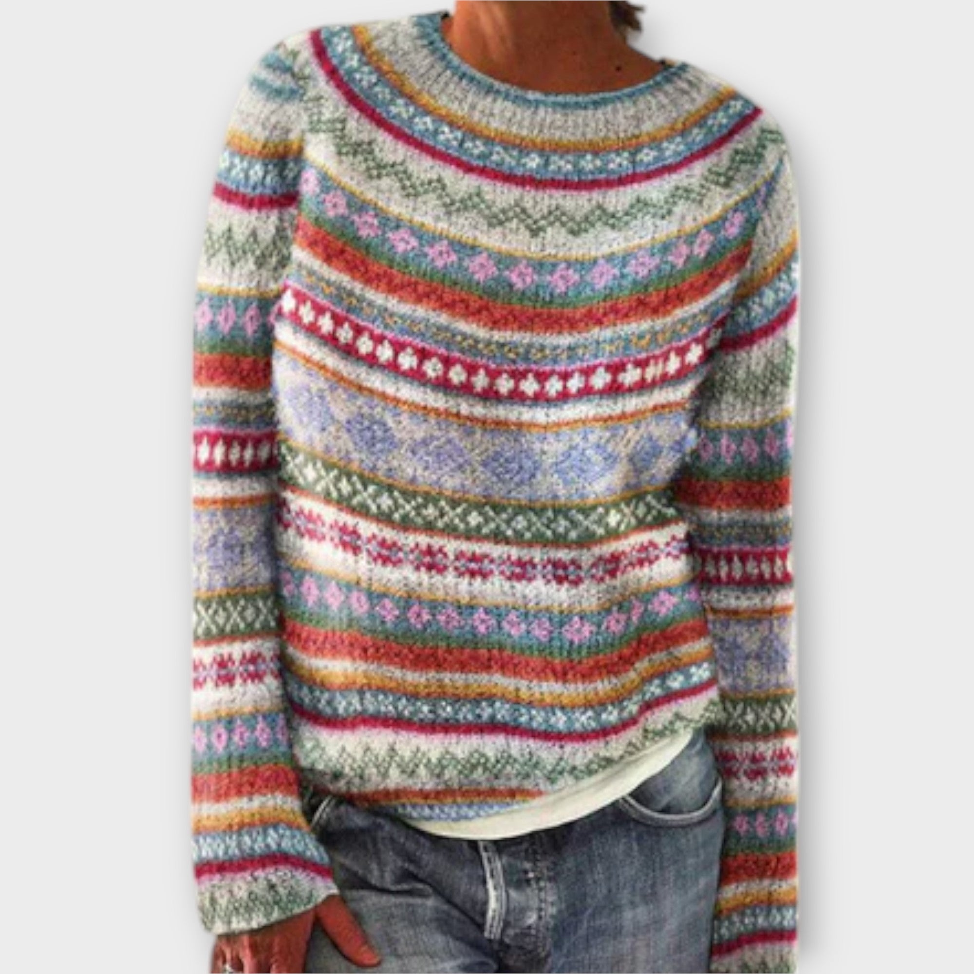 Vintage Knitted Jumper For Women