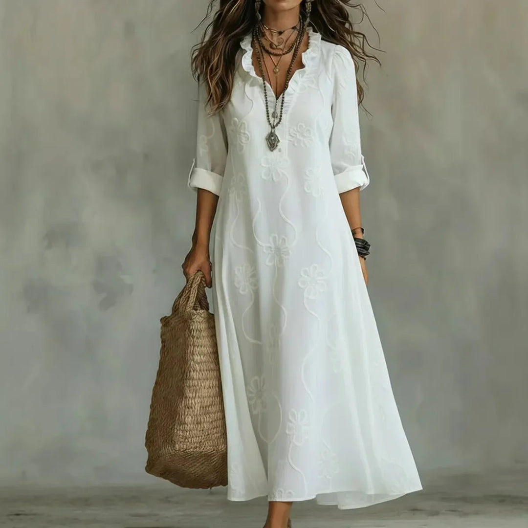 Brenda | Tummy-Flattering Floral Summer Dress
