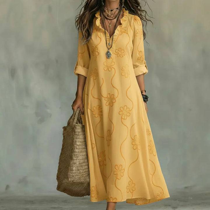 Brenda | Tummy-Flattering Floral Summer Dress