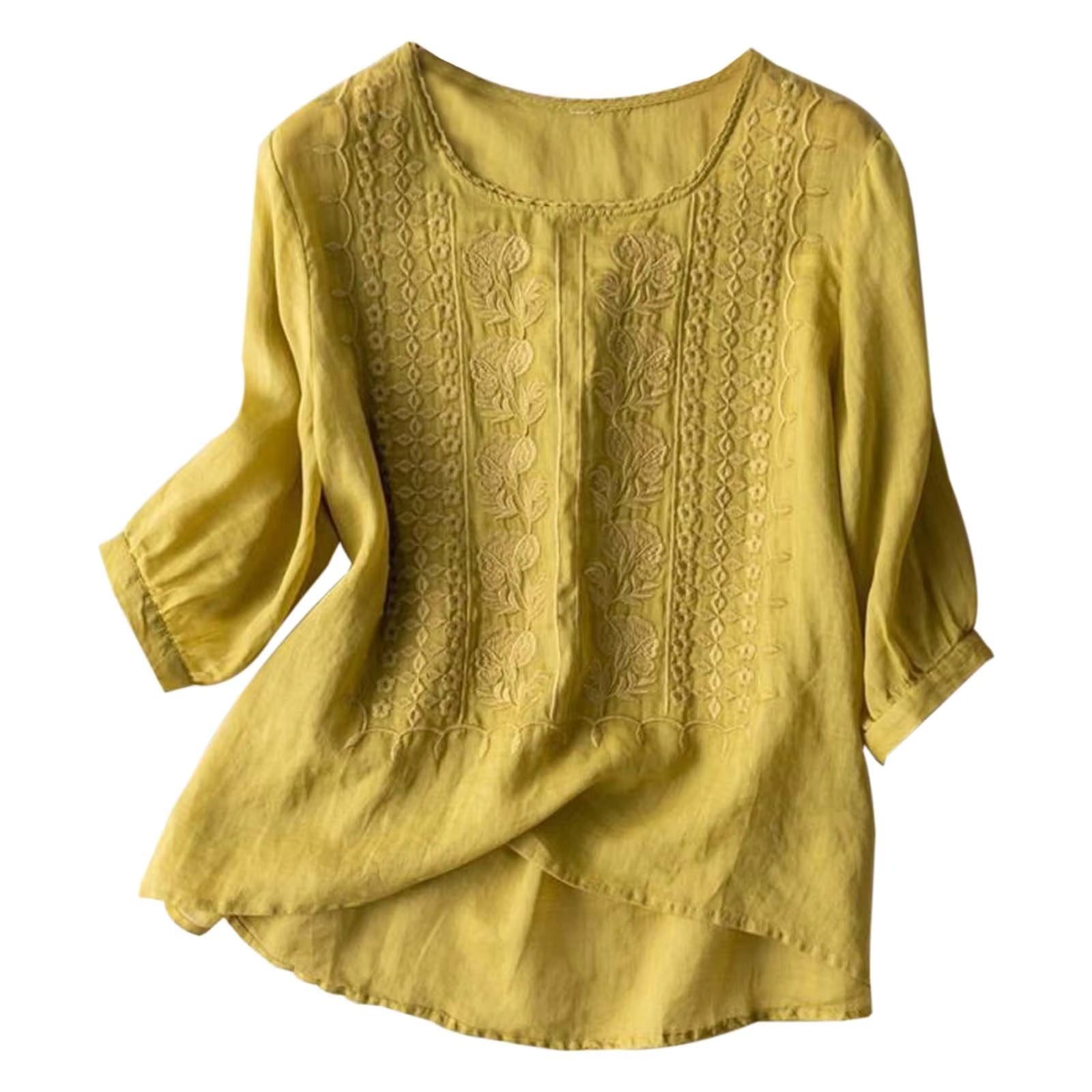 Aurora – Embroidered Relaxed Blouse
