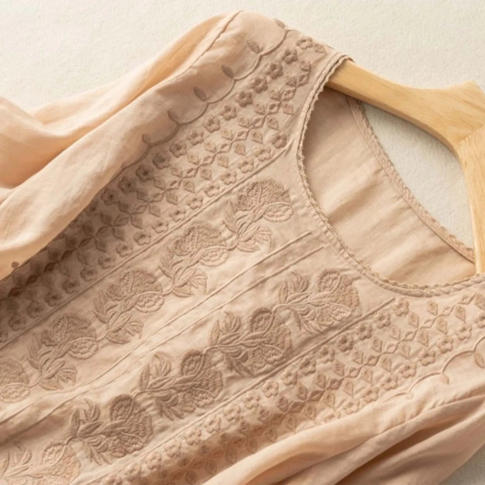 Aurora – Embroidered Relaxed Blouse