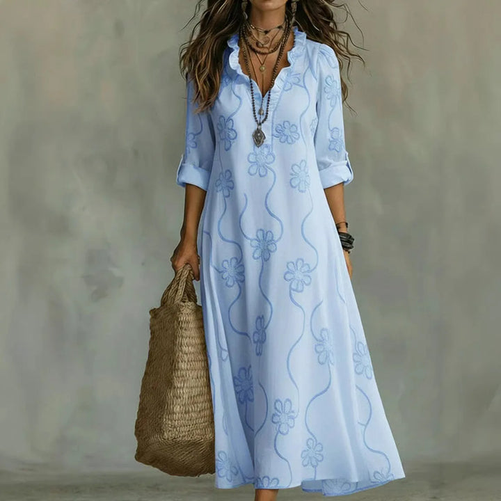 Brenda | Tummy-Flattering Floral Summer Dress