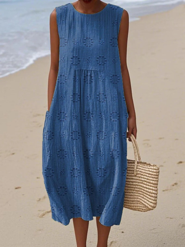 Sara | Printed Midi Dress