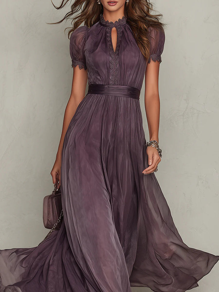 Effy – Violet Chiffon Maxi Dress