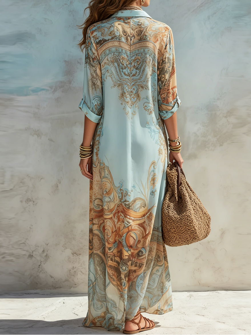 Lorna | Mediterranean Shirt Dress