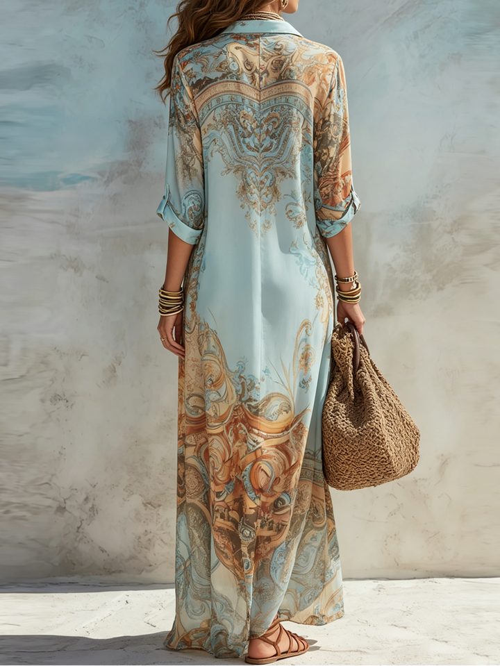 Lorna | Mediterranean Shirt Dress