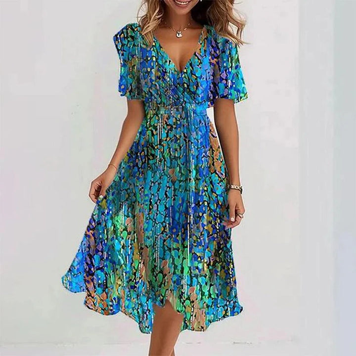 Catrin - Elegant Colourful Dress