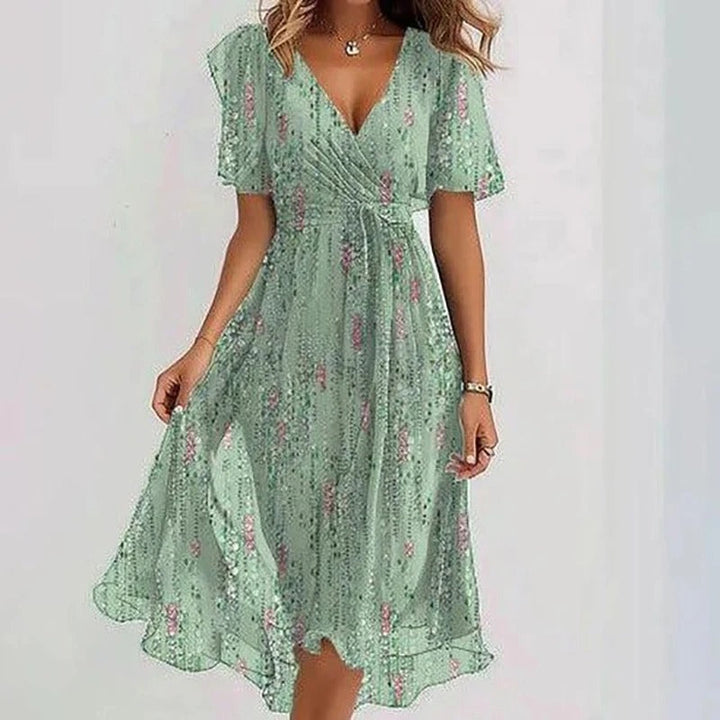 Catrin - Elegant Colourful Dress