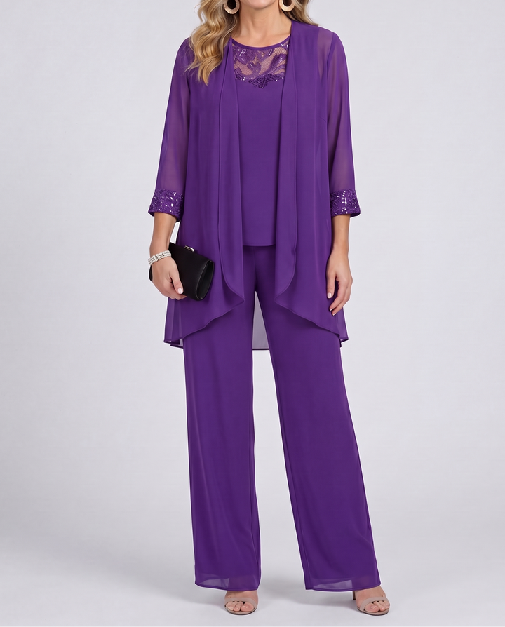Beatrice | Linen Three-Piece Set
