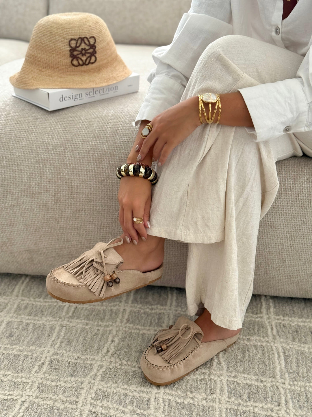 Sabrina | Taupe Loafers