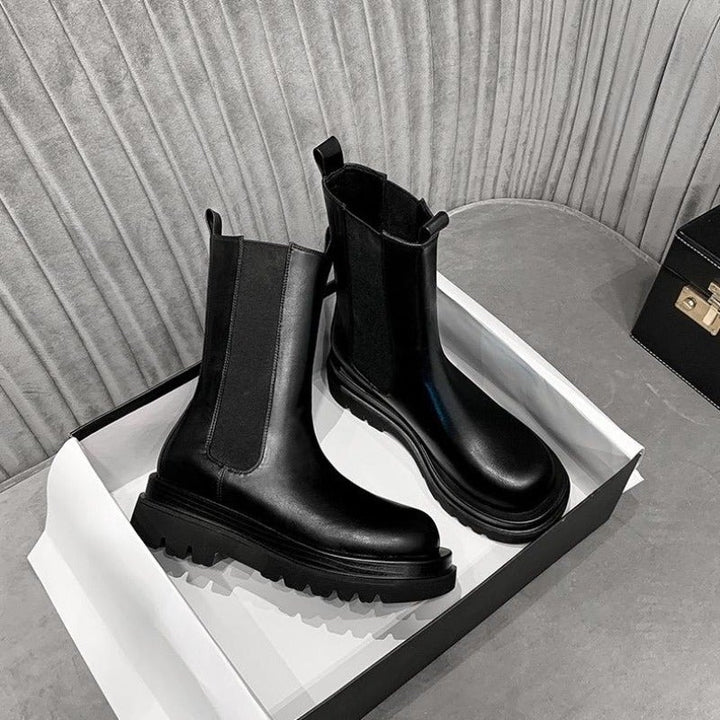 Camellia | Platform Chelsea Boots Womens Chunky