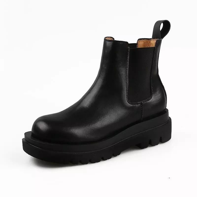 Camellia | Platform Chelsea Boots Womens Chunky