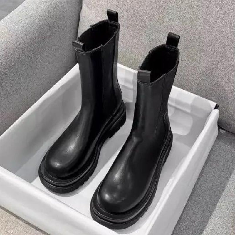Camellia | Platform Chelsea Boots Womens Chunky