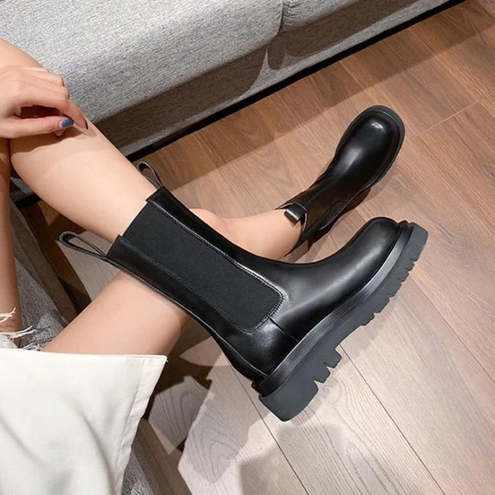 Camellia | Platform Chelsea Boots Womens Chunky