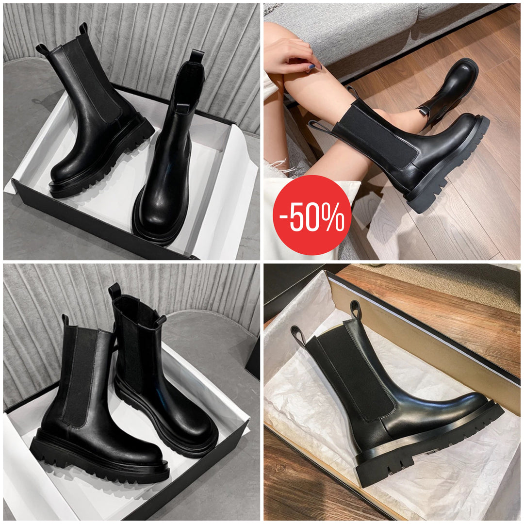 Camellia | Platform Chelsea Boots Womens Chunky